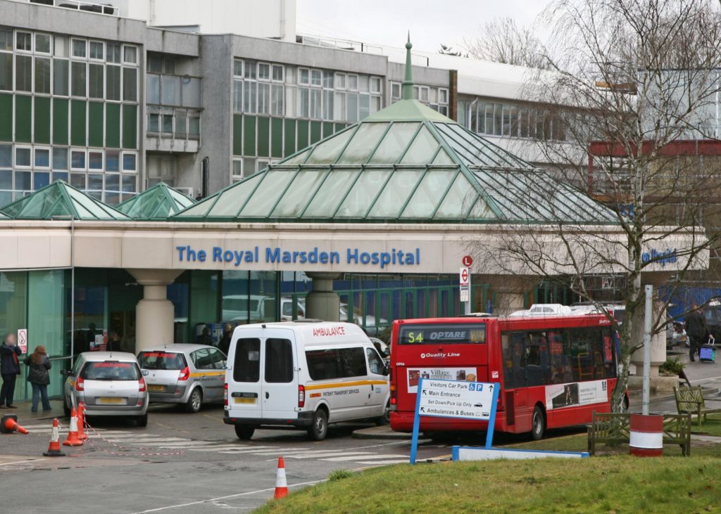 The Royal Marsden Hospital cancer clinic